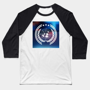 United Nations Earth Crest Baseball T-Shirt